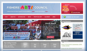 Fishers Arts Council Screenshot