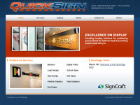 Online Signage for QuickSign of Sign Craft Industries